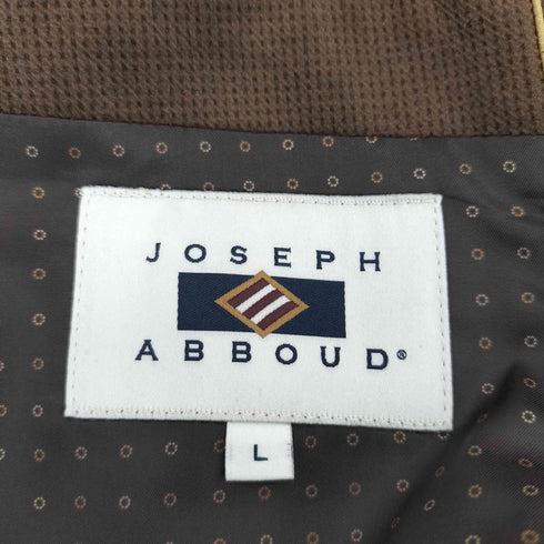 ジョセフアボード JOSEPH ABBOUD ベロア調 2B シングルテーラードジャケット メンズ JPN:L