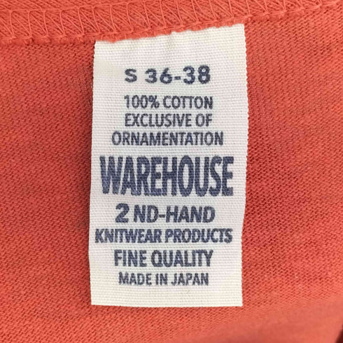 ウエアハウス WAREHOUSE フロントプリント S/S Tシャツ メンズ import:S