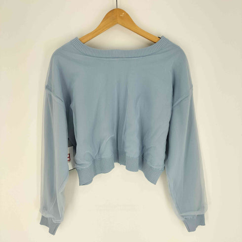 エレンカーレデュエ ELENCARE DUE 24SS 2way チュールスリーブ カーディガン レディース F