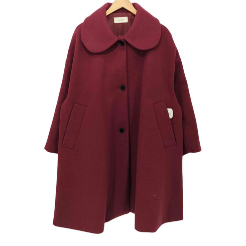 メルロー merlot 23AW Aライン丸襟コート レディース F