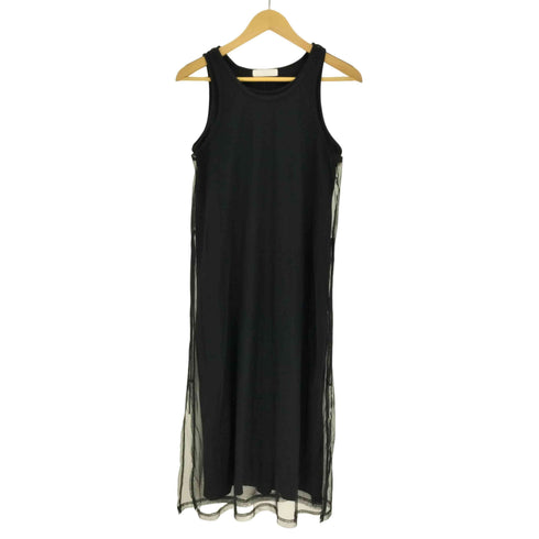 センスオブプレイス SENSE OF PLACE 24SS 2WAY チュール レイヤード カット ワンピース レディース F