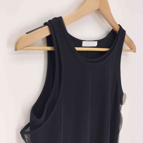 センスオブプレイス SENSE OF PLACE 24SS 2WAY チュール レイヤード カット ワンピース レディース F