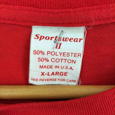スポーツウエア Sportswear 80S USA製 バッグプリントTシャツ メンズ import:XL
