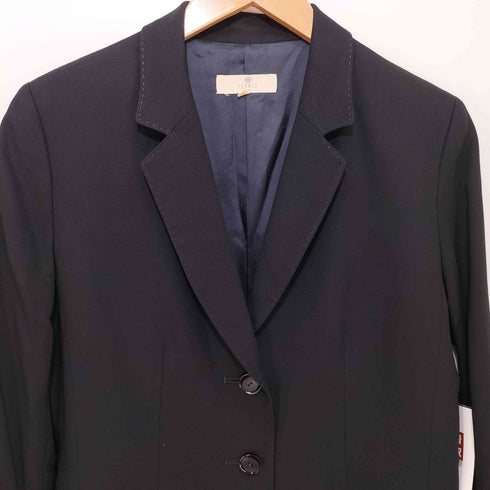 LOUIS FERAUD ステッチデザイン ラペル シングル3B テーラードジャケット レディース JPN:40