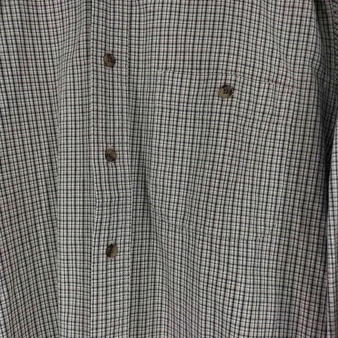 エディーバウアー Eddie Bauer 00S チェック L/S BDシャツ メンズ import:S