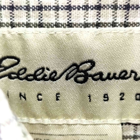 エディーバウアー Eddie Bauer 00S チェック L/S BDシャツ メンズ import:S