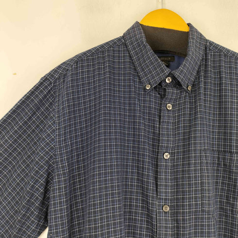 ヴァンヒューゼン VAN HEUSEN チェック L/S BDシャツ メンズ import:L
