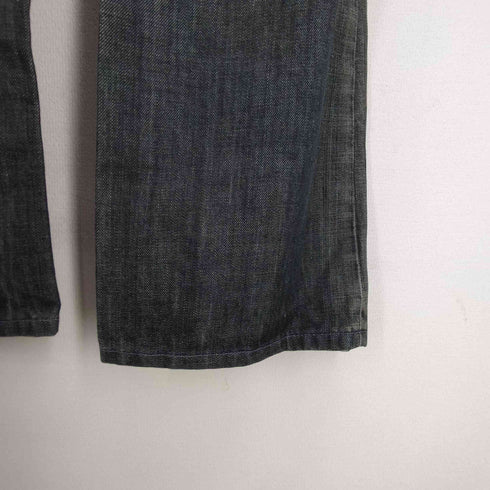 リーバイス Levis Levi's BLACK 2005年7月製 日本製 ボタン裏J38 星パッチ ジップフライデニムパンツ メンズ
