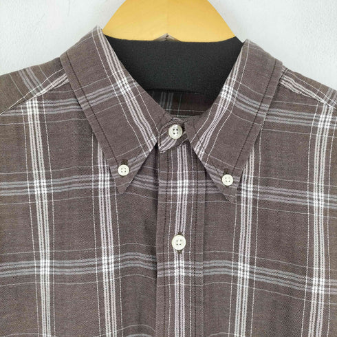 エディーバウアー Eddie Bauer 90S-00S チェック L/S BDシャツ メンズ import:M