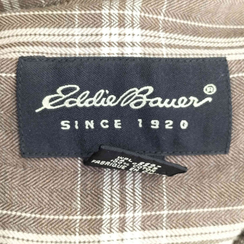 エディーバウアー Eddie Bauer 90S-00S チェック L/S BDシャツ メンズ import:M