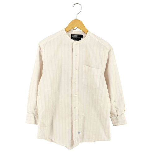 ポロバイラルフローレン Polo by RALPH LAUREN MADE IN USA コットンストライプシャツ メンズ import:L