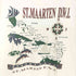 SUN SHINE MIAMI USA製 ST.MAARTEN D.W.I.フロントロゴTシャツ メンズ import:XL