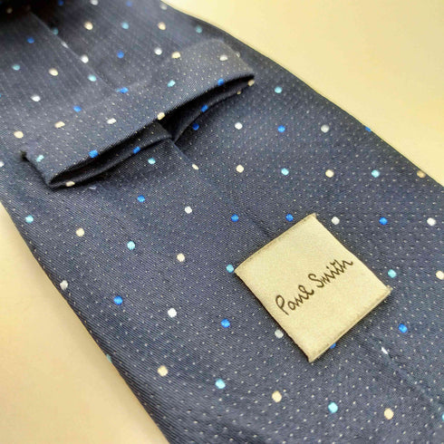 ポールスミス Paul Smith 裏地フラワープリント ドット ネクタイ メンズ