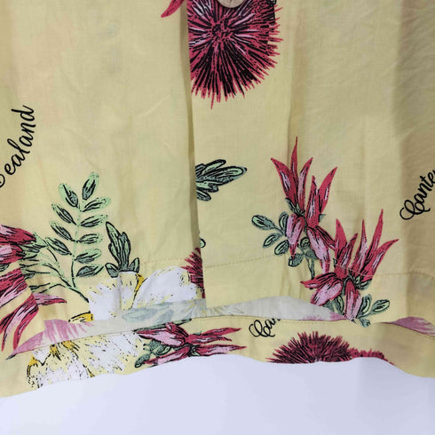 カンタベリー CANTERBURY ボタニカル柄 アロハシャツ メンズ JPN:XL