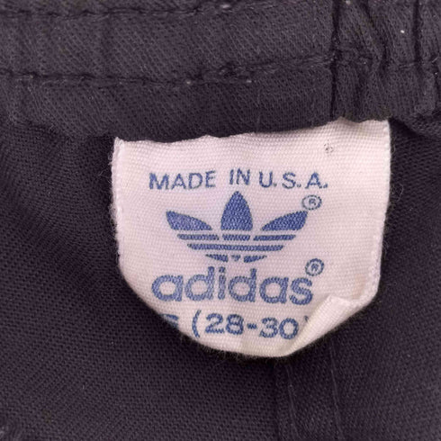 アディダス adidas 80S USA製 トレフォイルロゴ後期 サイドライン トラックパンツ レディース JPN:S