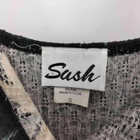 Sash USA製 フラワープリント ひまわり キャミワンピース レディース import:S