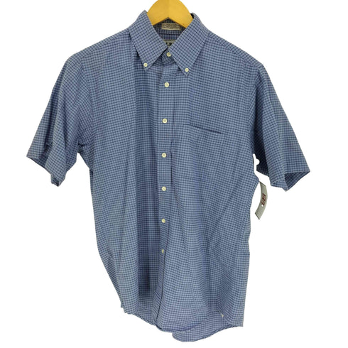 エルエルビーン L.L.Bean 90S USA製 織り チェック柄 B.D. S/S シャツ メンズ 15 1/2