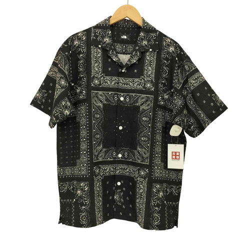 ザノースフェイス THE NORTH FACE S/S Climbing Summer Shirt バンダナ プリント S/S クライミングサマーシャツ メンズ import:L