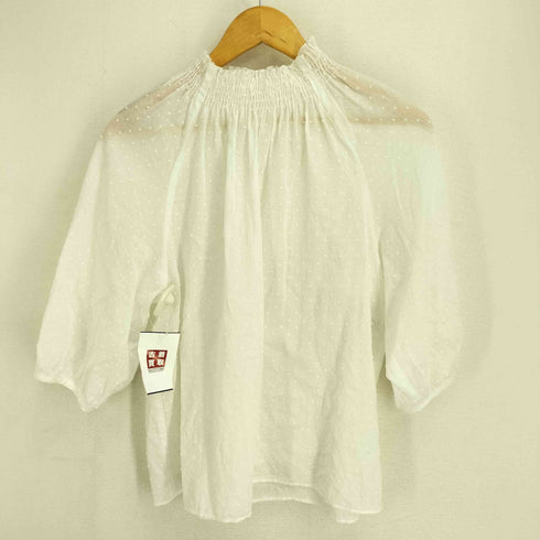 マッキントッシュフィロソフィー MACKINTOSH PHILOSOPHY ギャザー ドット シアーブラウス レディース JPN:38