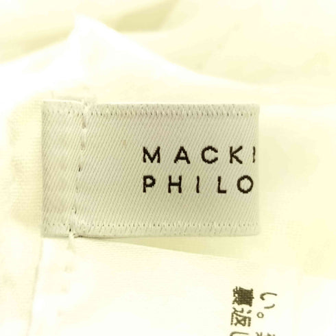 マッキントッシュフィロソフィー MACKINTOSH PHILOSOPHY ギャザー ドット シアーブラウス レディース JPN:38