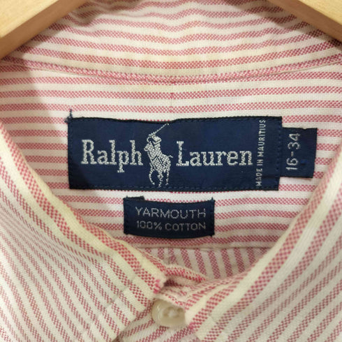 ラルフローレン RALPH LAUREN YARMOUTH ポニー刺繍ロゴ ボタンダウンシャツ メンズ 16-34