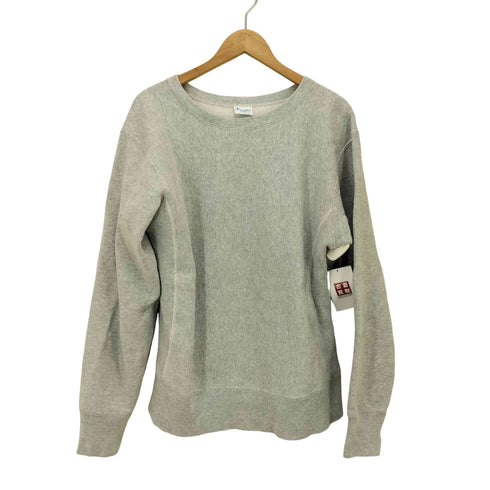 チャンピオン Champion 青単色タグ 復刻 REVERSE WEAVE クルーネック スウェット メンズ import:L