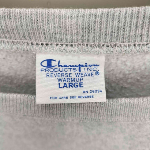 チャンピオン Champion 青単色タグ 復刻 REVERSE WEAVE クルーネック スウェット メンズ import:L