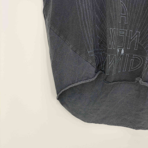 ミハラヤスヒロ MIHARA YASUHIRO DENIM ウォッシュ加工 フロントプリントTシャツ メンズ 46