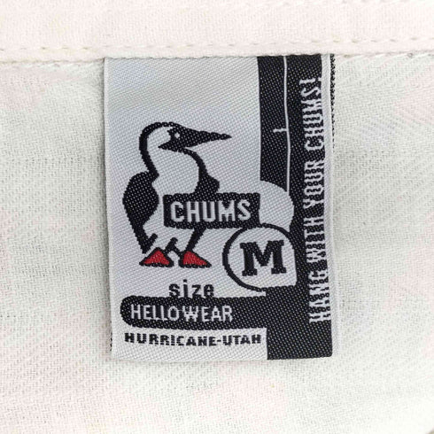 チャムス CHUMS 迷彩切り替え L/S シャツ メンズ JPN:M