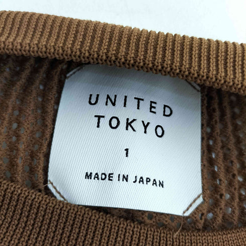 ユナイテッドトウキョウ UNITED TOKYO プリーツメッシュニット レディース 1
