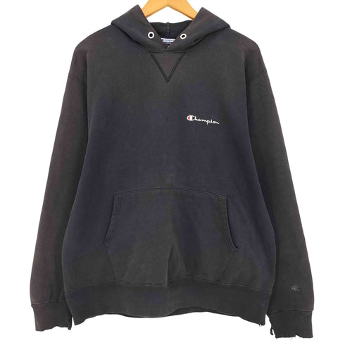 チャンピオン Champion USA製 青タグ 刺繍ロゴ パーカー メンズ JPN:L