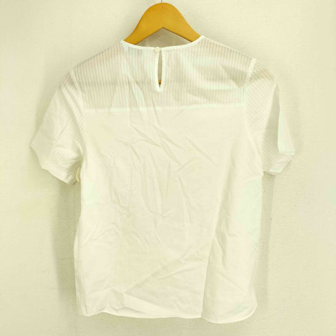 メーカーズシャツカマクラ Makers Shirt 鎌倉 コットン100 ストライプ 半袖 ブラウス レディース ONE SIZE