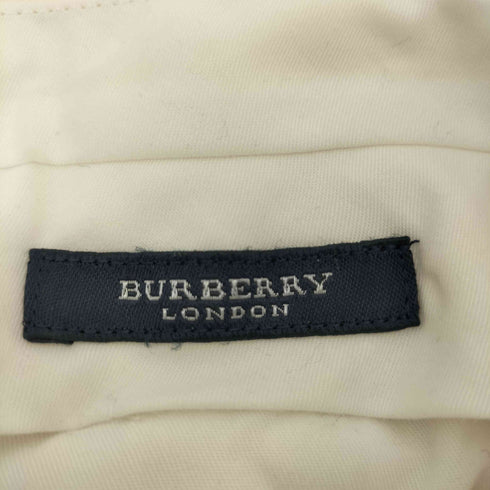 バーバリーロンドン BURBERRY LONDON シルク混 コットン スラックスパンツ メンズ W79