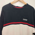 チャップスラルフローレン CHAPS RALPH LAUREN 90-00S ワンポイントロゴ刺繍 鹿の子 L/S クルーネック Tシャツ メンズ import:M