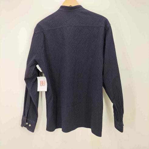 CAMO by Stefano Ughetti バンドカラー シアサッカー L/S シャツ メンズ import:M