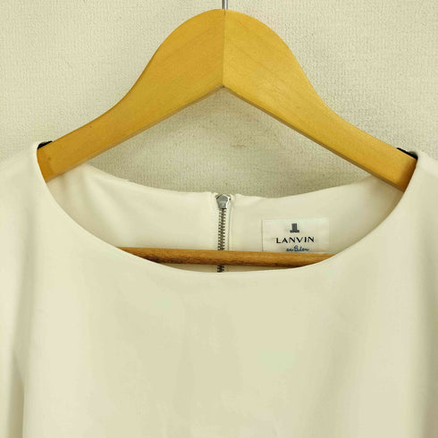 ランバンオンブルー LANVIN en Bleu ノースリーブシフォンブラウス レディース JPN:38