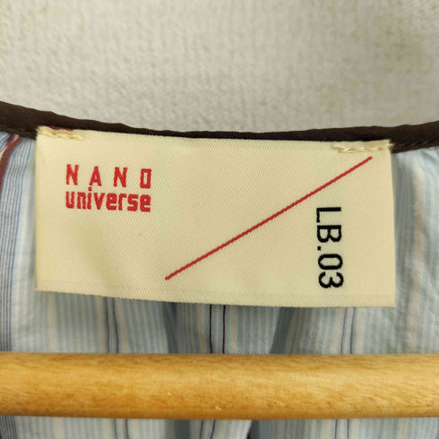 ナノユニバース NANO universe LB.03/ギャザーフォルムスリーブワンピース レディース JPN:1