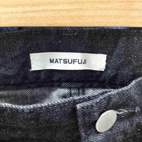 マツフジ MATSUFUJI Denim Slim Straight Trousers デニム スリム ストレート トラウザーズ パンツ メンズ JPN:3