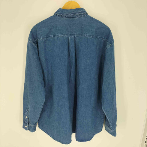 ディーディーピー DDP 25SS EMBROIDERY DENIM SHIRTS エンブロイダリー デニム シャツ メンズ import:L