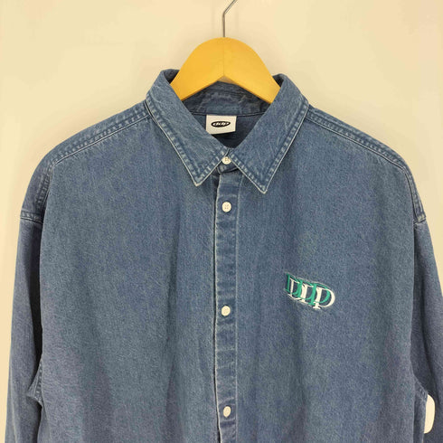 ディーディーピー DDP 25SS EMBROIDERY DENIM SHIRTS エンブロイダリー デニム シャツ メンズ import:L