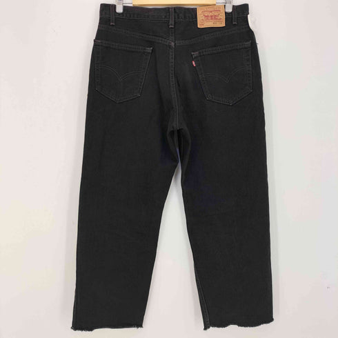 リーバイス Levis USA製 00S 550 ボタン裏513 後染め サルファ ブラック デニム メンズ W36 L36