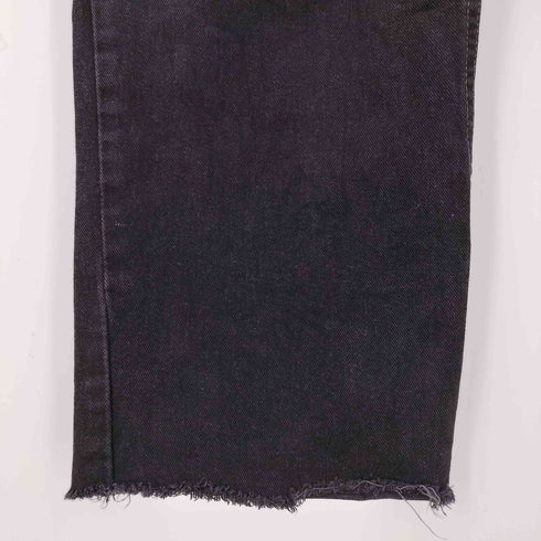 リーバイス Levis USA製 00S 550 ボタン裏513 後染め サルファ ブラック デニム メンズ W36 L36
