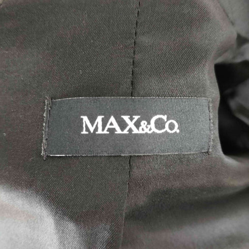 マックスアンドコー MAX & CO. 2B テーラードジャケット センタープレス スラックス セットアップ レディース 34