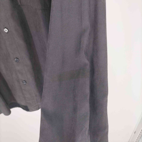 ブランディニ BRANDINI スムース ポリ ナイロン L/S レギュラーカラー シャツ メンズ import:L