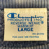 チャンピオン Champion REVERSE WEAVE 青単色 復刻 タイダイ染め リバースウィーブ スウェット メンズ import:L