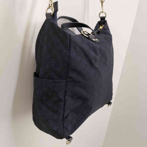 ラシット russet 2WAY メタルプレート モノグラム ハンドバッグ ショルダーバッグ レディース