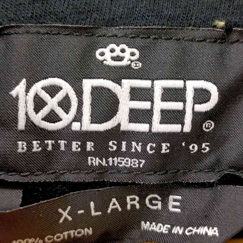 テンディープ 10Deep カモフラバックプリントワンポイントロゴフーディー メンズ JPN:XL