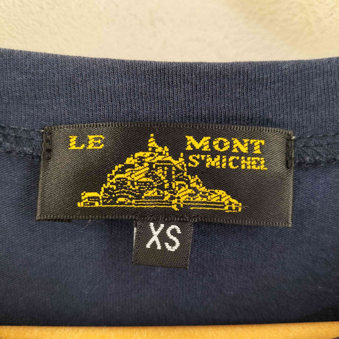ルモンサンミッシェル LE MONT ST MICHEL フロント刺繍クルーネックTシャツ レディース import:XS