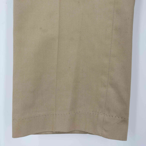 ユーエスアーミー U.S. ARMY 70S 77年製 SCOVILLジップ TAN 445 チノトラウザー メンズ 36×31
