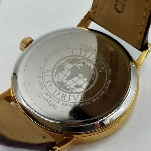 シチズン CITIZEN ECO DRIVE 曜日文字盤 腕時計 メンズ